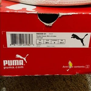 Puma suede gym shoes